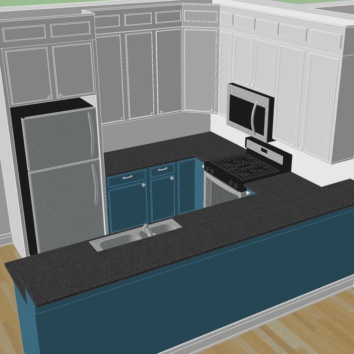 architectural 3D model